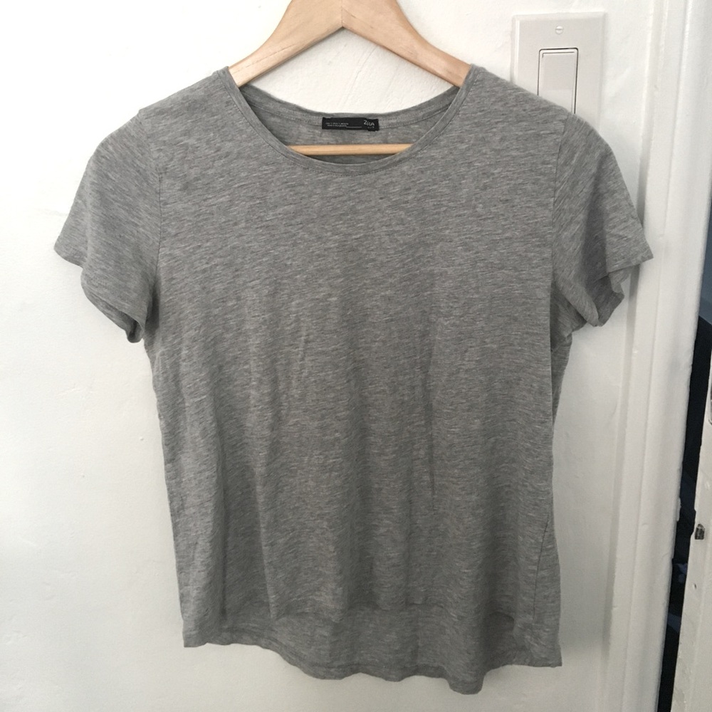 3 for $20 | Zara | grey basic tee